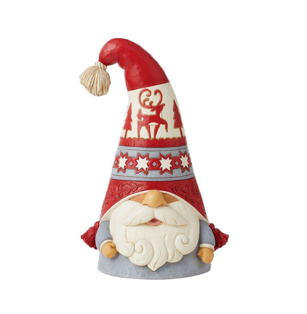 NORDIC NOEL GNOME FLAP HAT FIGURINE-COZY WINTER 6012893