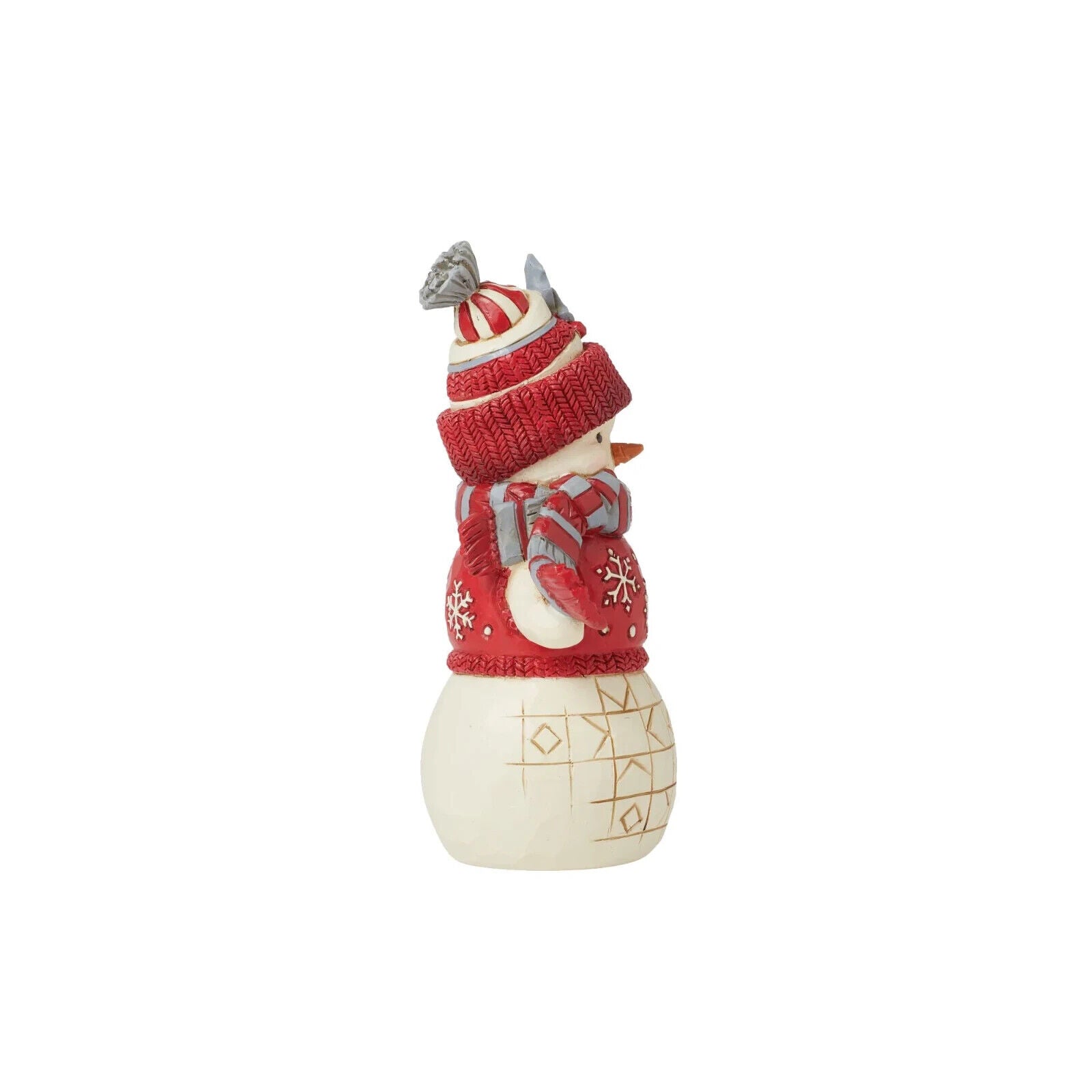 NORDIC NOEL SNOWMAN WITH HAT - BUNDLED UP TIGHT 6015484