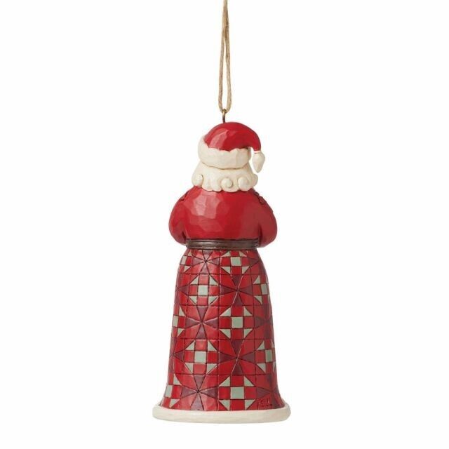 Jim Shore SANTA WITH TREE IN SKIRT HANGING ORNAMENT 6015541 BRAND NEW