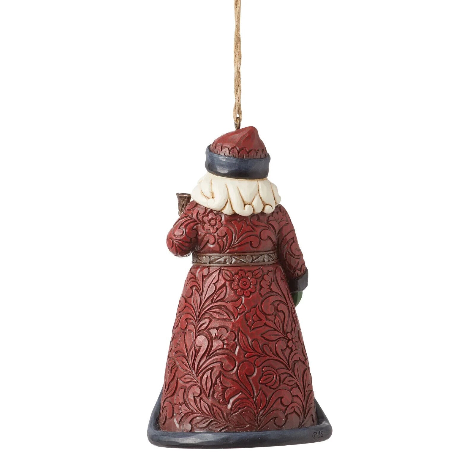 Holiday Manor Santa with Bell Ornament 6012888