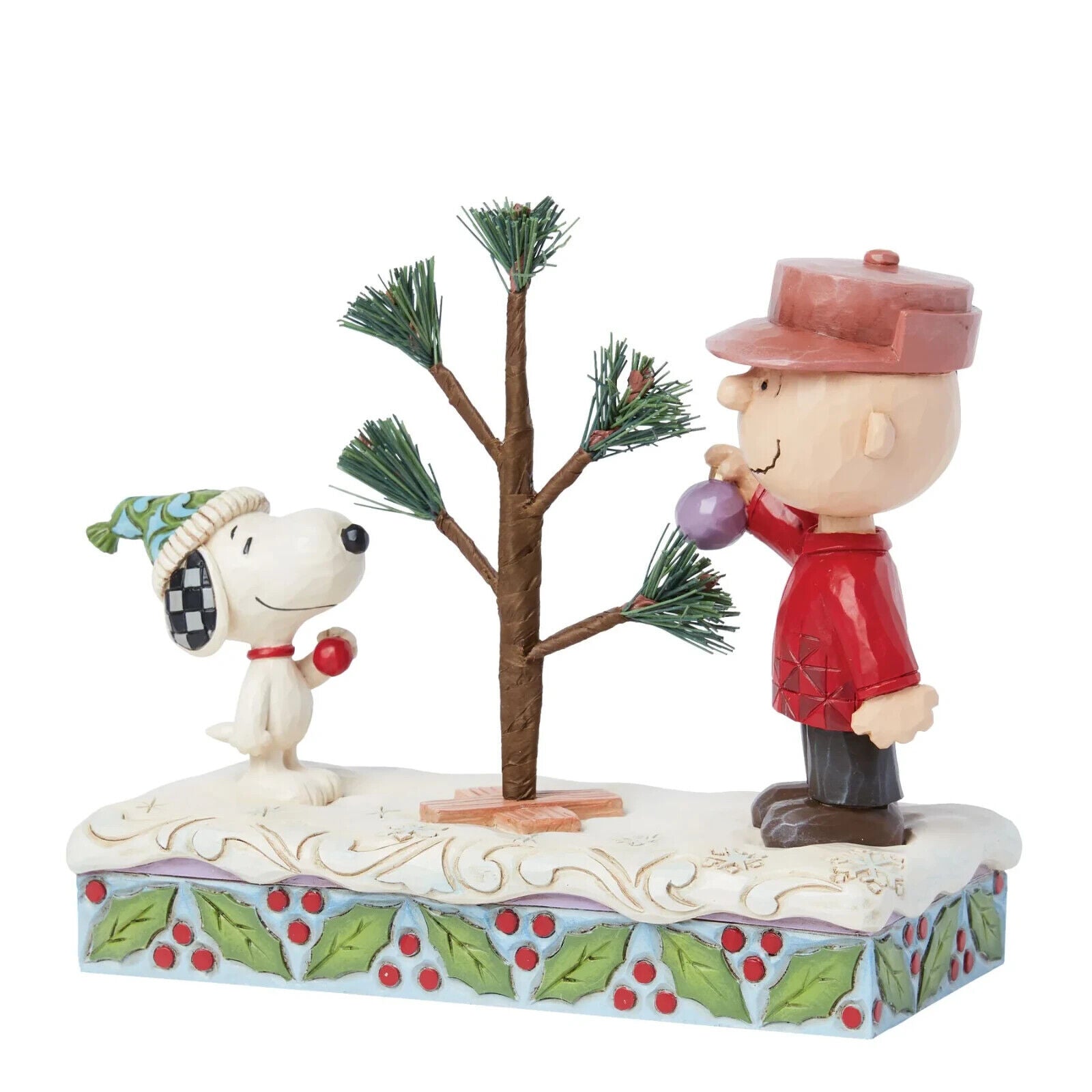 Jim Shore Peanuts SNOOPY & CHARLIE BROWN TREE 6015029 BRAND NEW IN BOX