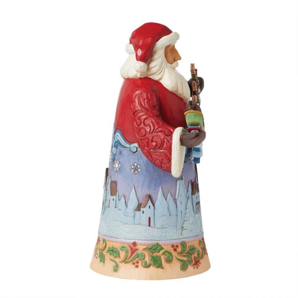 Jim Shore SANTA OVER NIGHT SKY FIGURINE-MIDNIGHT CHRISTMAS SKY 6015502 BRAND NEW