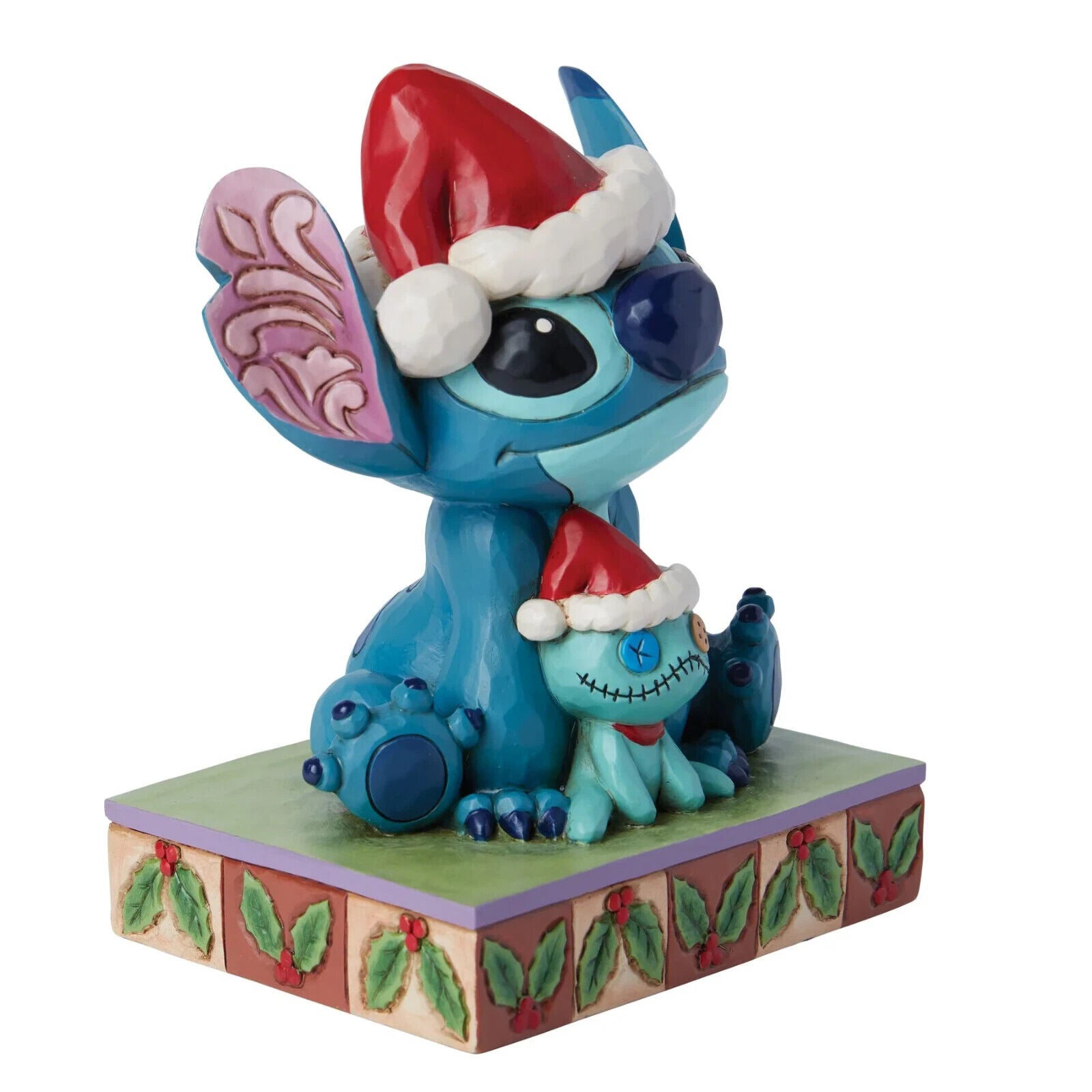 Jim Shore Disney SANTA STITCH WITH SCRUMP - CHRISTMAS BUDDIES 6015007 NEW