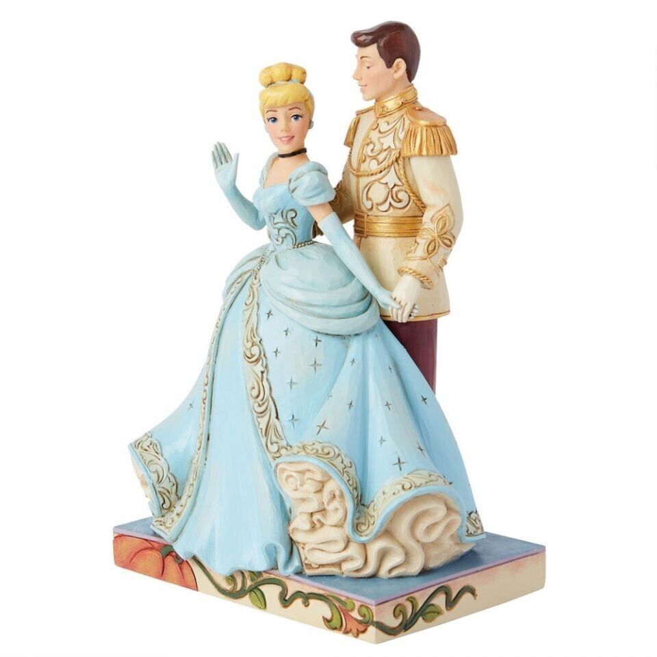 Jim Shore Disney CINDERELLA AND PRINCE CHARMING FIGURE-A FAIRYTALE LOVE 6015016