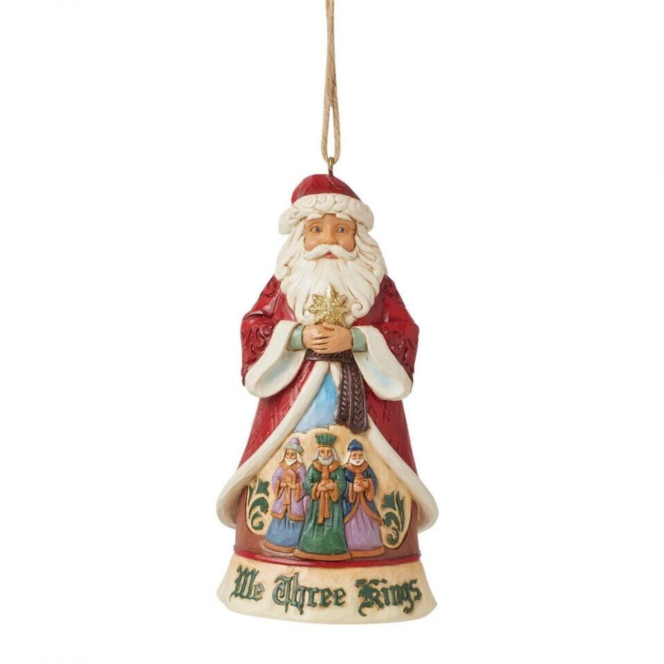 Jim Shore SANTA SONG SERIES WE THREE KINGS HANGING ORNAMENT 6015538 BRAND NEW