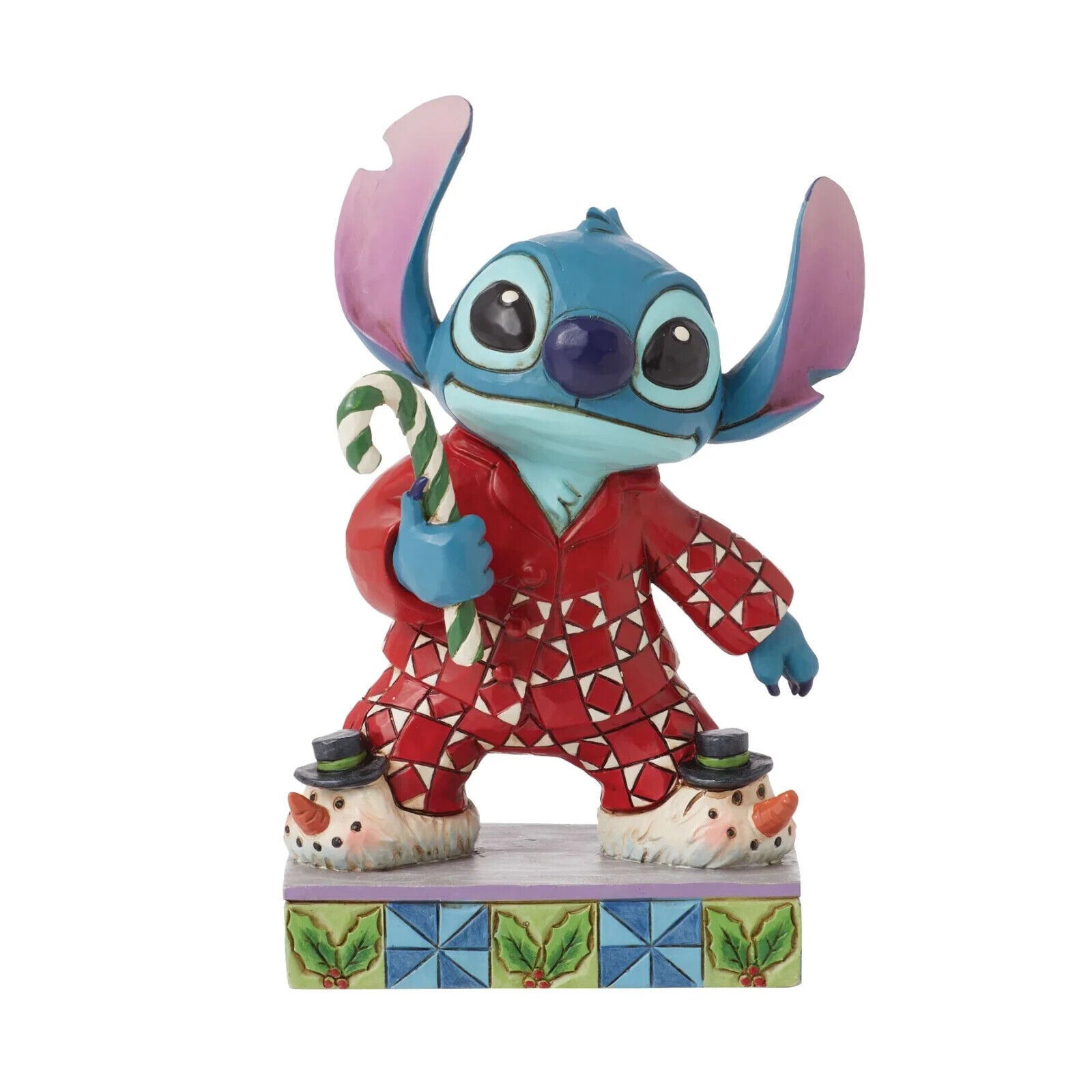 Jim Shore Disney STITCH IN CHRISTMAS PAJAMAS - CHRISTMAS MORNING 6015008 NEW