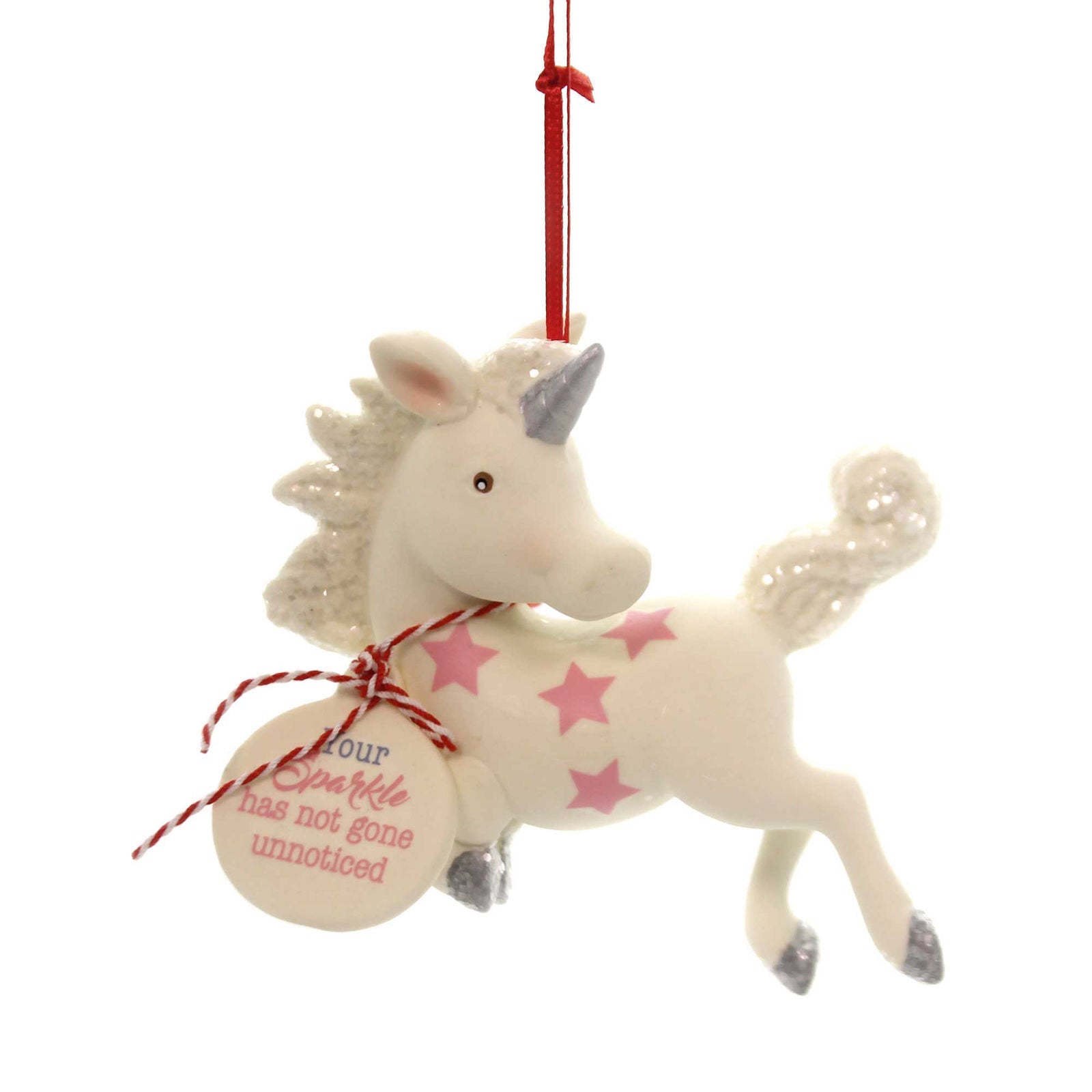 Dept 56 Snowpinions FLYING UNICORN Ornament YOUR SPARKLE HAS NOT GONE 6002144