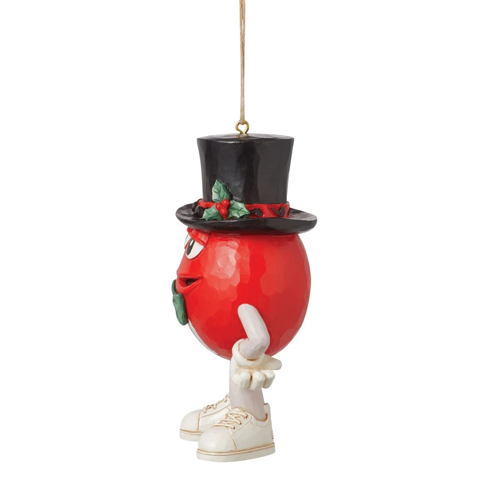 M&M'S RED CHARACTER IN HAT HANGING ORNAMENT 6015685