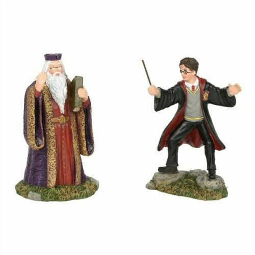 Dept 56 HARRY & THE HEADMASTER Harry Potter Village 6002314 NEW IN BOX Hogwarts