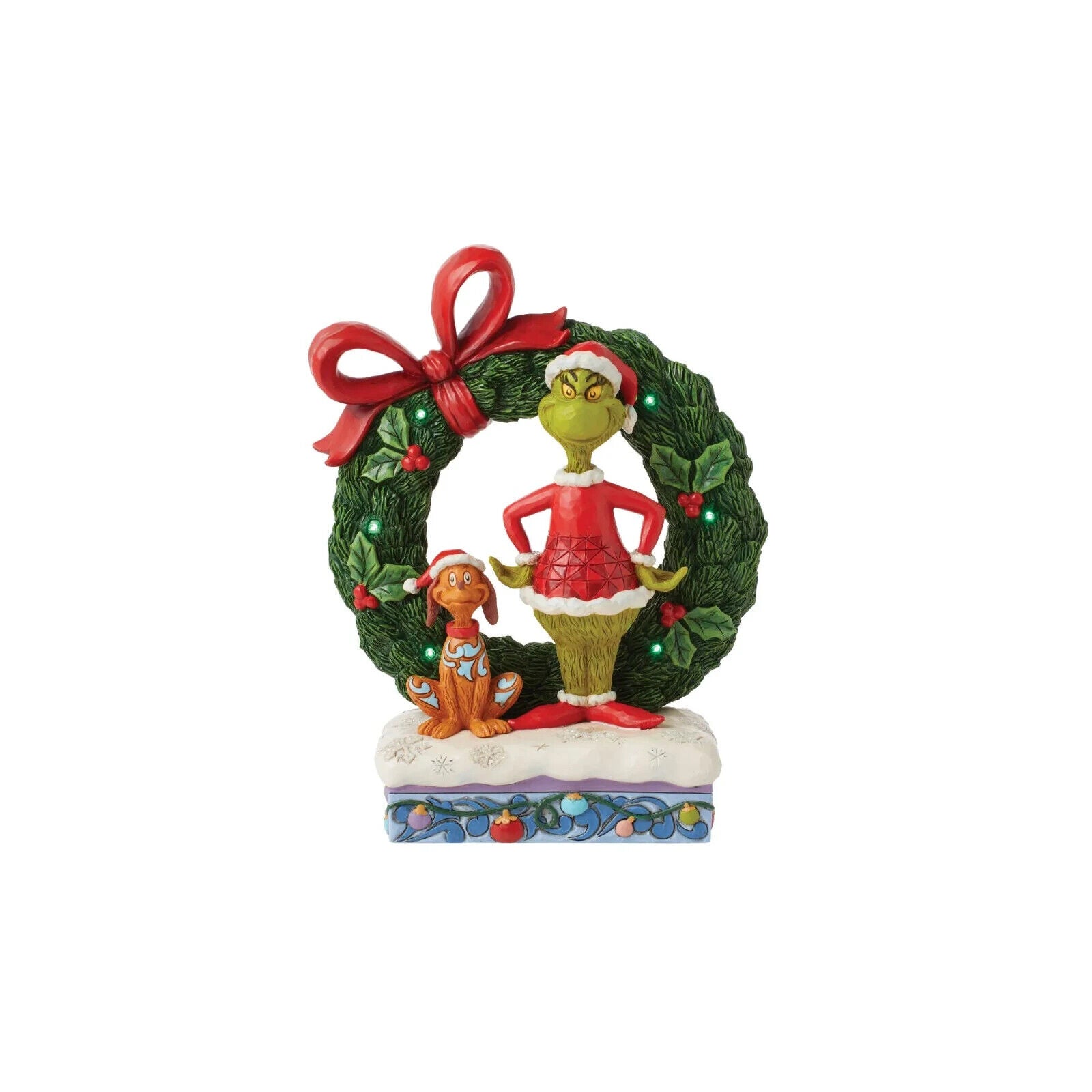 GRINCH & MAX IN WREATH 6015210