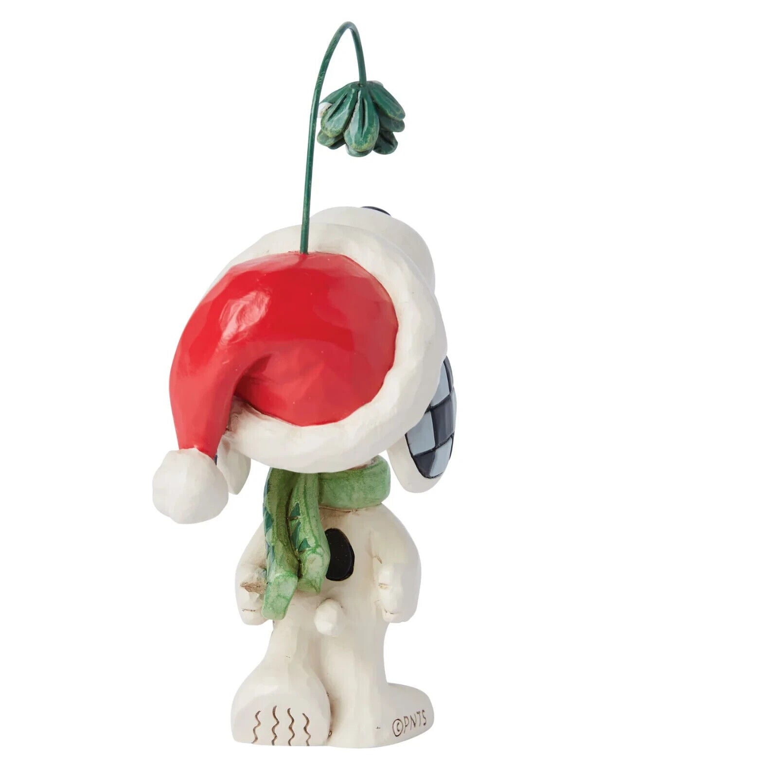 Jim Shore Peanuts SNOOPY MISTLETOE MINI - SNOOPY CHRISTMAS HAT 6015036 BRAND NEW