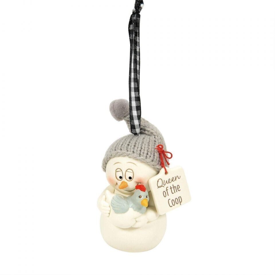 Dept 56 Snowpinions QUEEN OF THE COOOP Snowpinion Ornament 6014199 NEW 2024