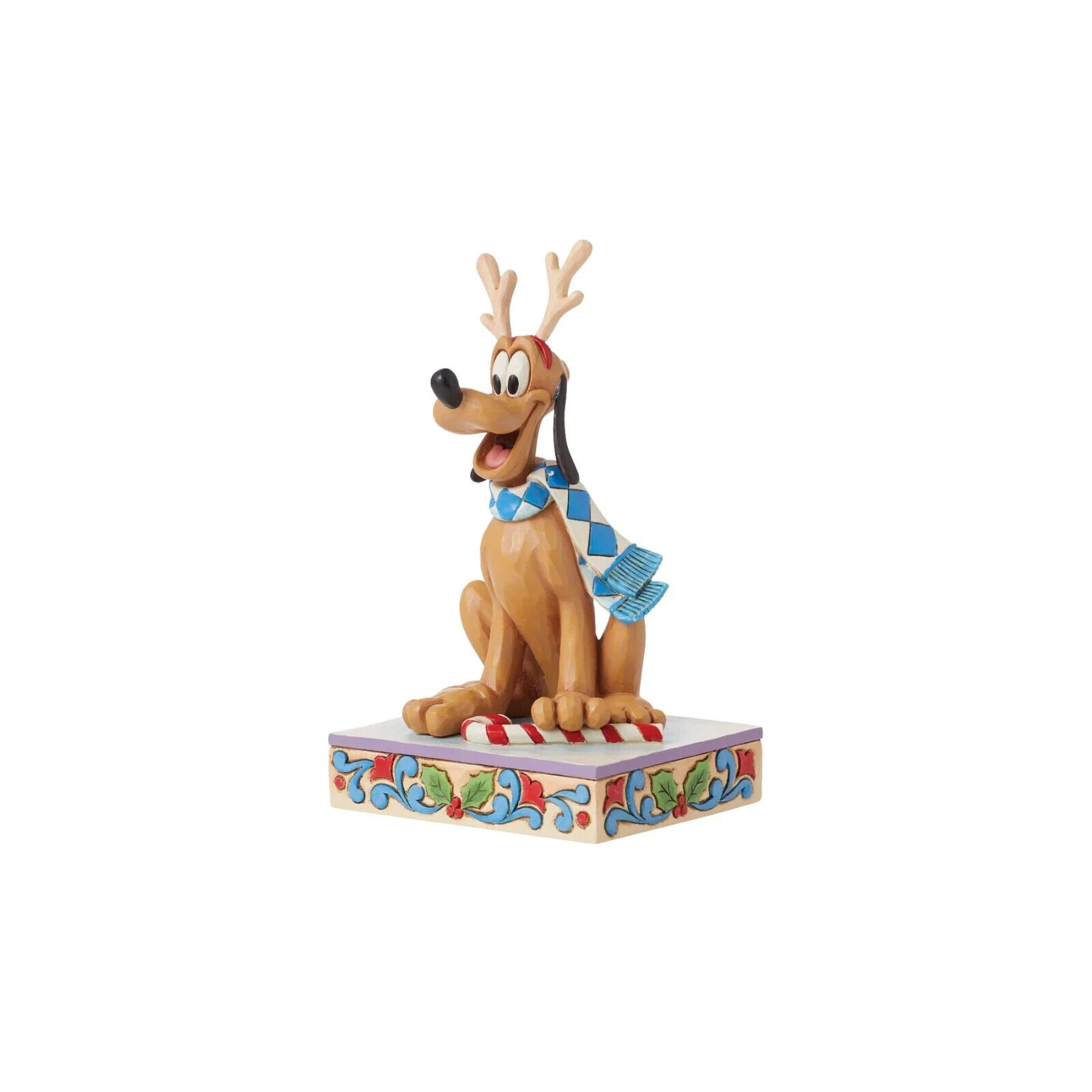 Jim Shore Disney PLUTO CHRISTMAS HOLIDAY - DASHING REIN-DOG 6015012 NEW