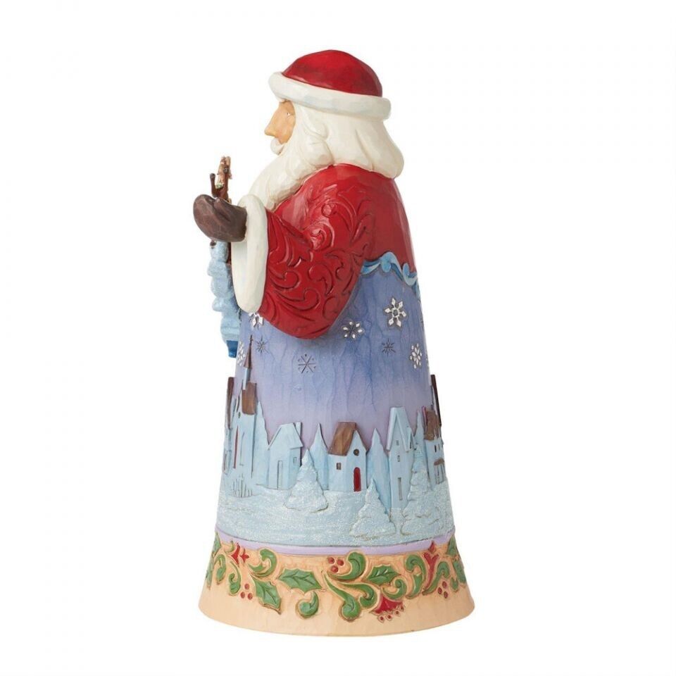 Jim Shore SANTA OVER NIGHT SKY FIGURINE-MIDNIGHT CHRISTMAS SKY 6015502 BRAND NEW