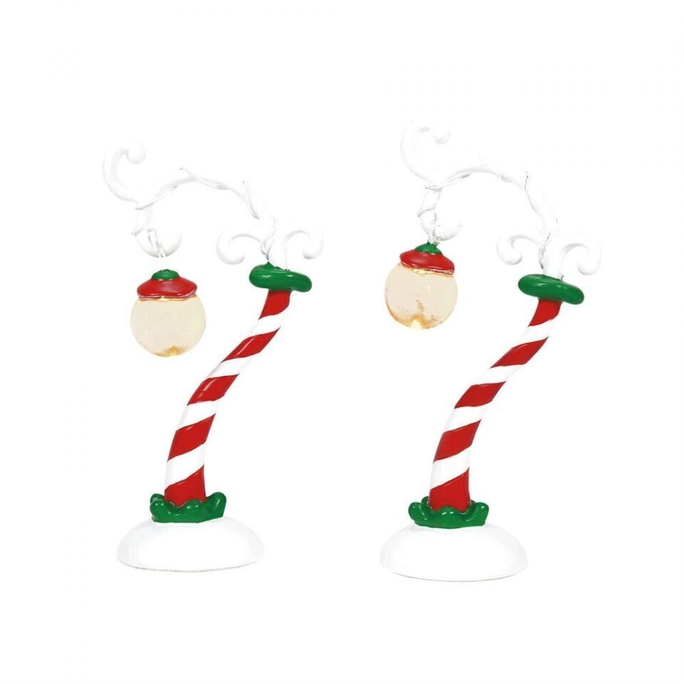 GRINCH STREET LIGHTS SET OF 2 6014705