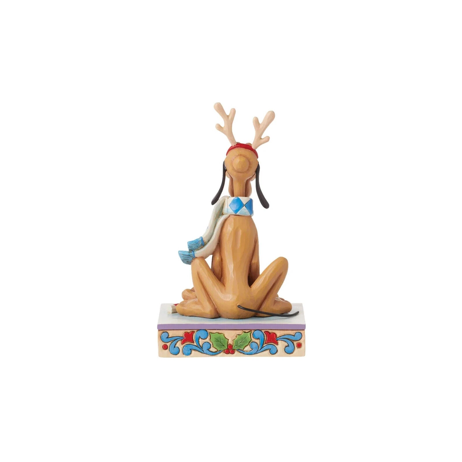 Jim Shore Disney PLUTO CHRISTMAS HOLIDAY - DASHING REIN-DOG 6015012 NEW