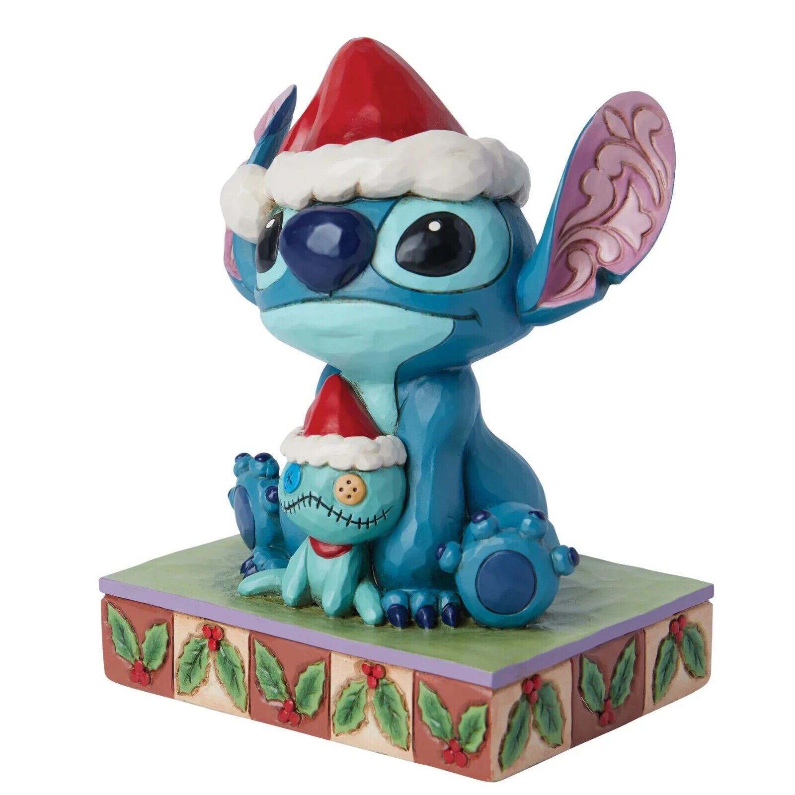 Jim Shore Disney SANTA STITCH WITH SCRUMP - CHRISTMAS BUDDIES 6015007 NEW