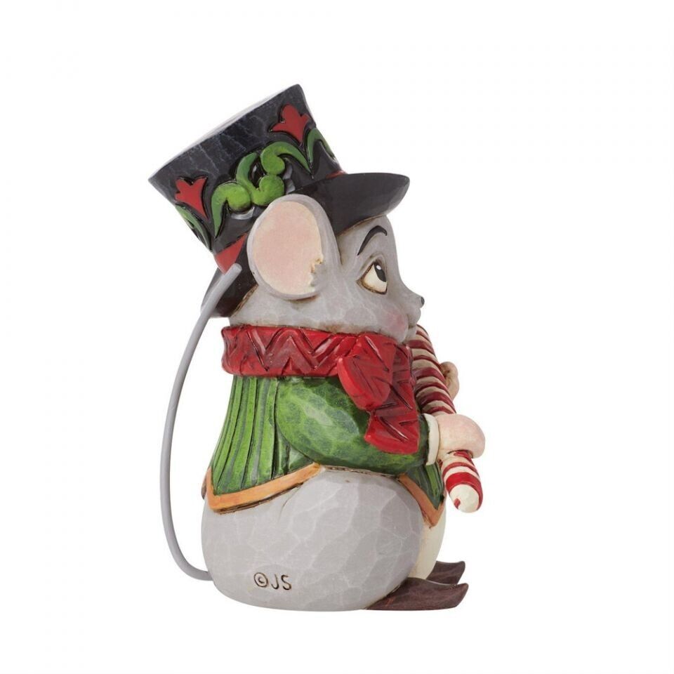 Jim Shore MINI CHRISTMAS MOUSE FIGURINE 6015461 BRAND NEW