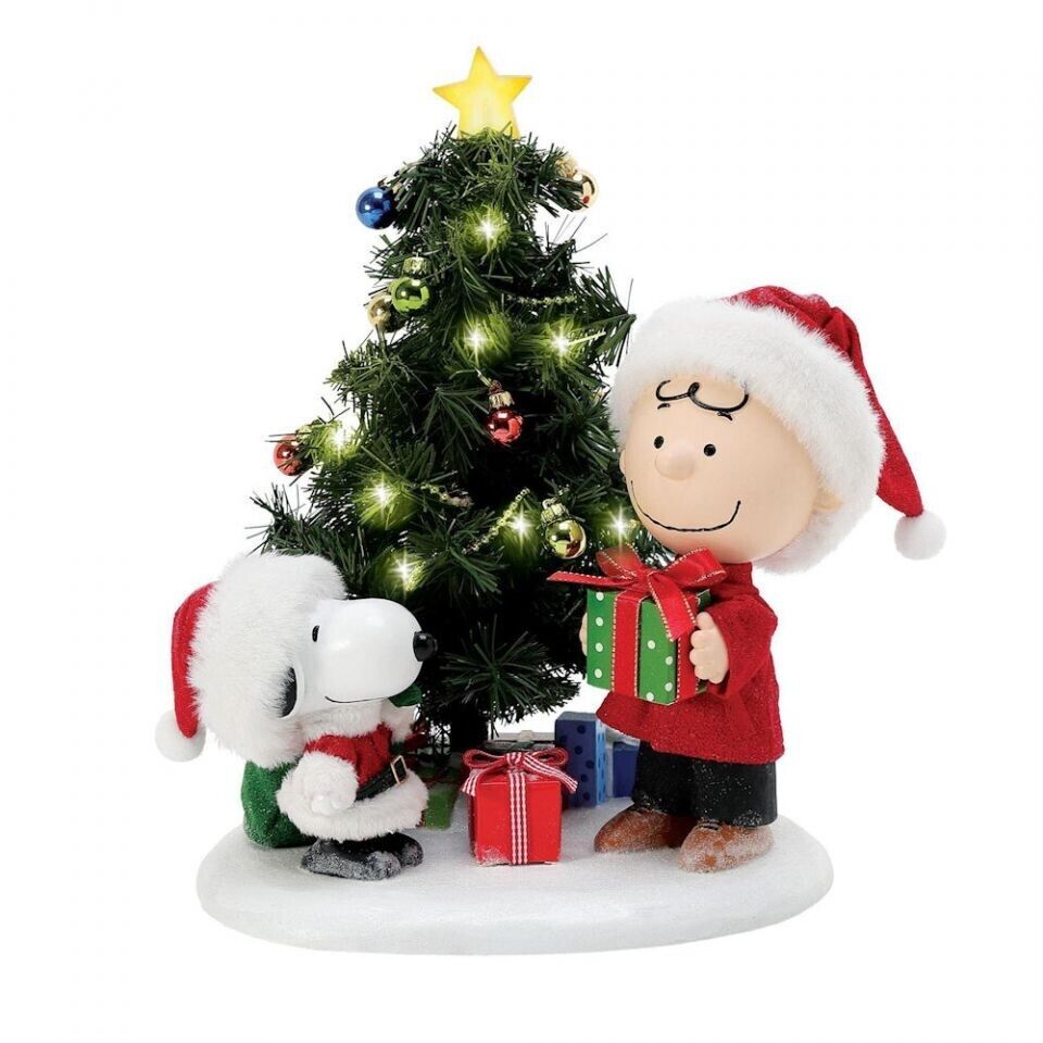 Dept 56 Possible Dreams Peanuts CHRISTMAS TIME IS HERE 6014780 BRAND NEW 2024