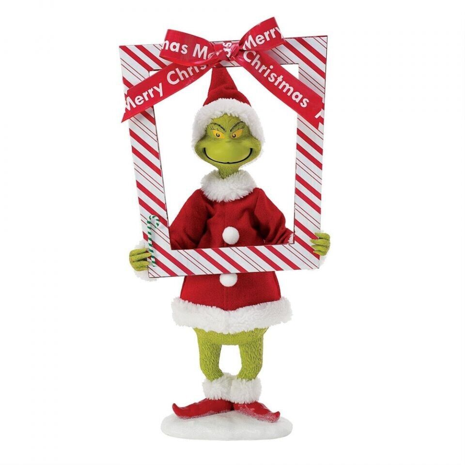 Dept 56 Possible Dreams PICTURE PERFECT GRINCH SANTA 6014776 NEW 2024