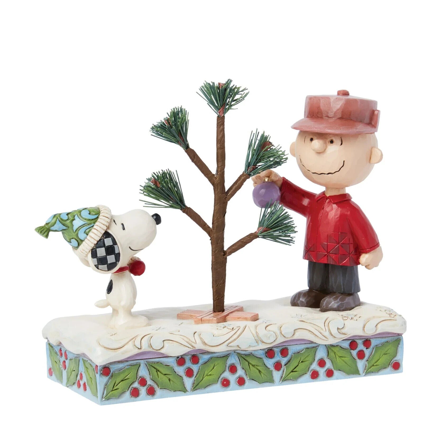 Jim Shore Peanuts SNOOPY & CHARLIE BROWN TREE 6015029 BRAND NEW IN BOX