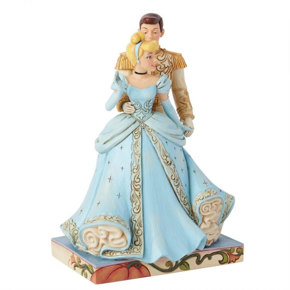 Jim Shore Disney CINDERELLA AND PRINCE CHARMING FIGURE-A FAIRYTALE LOVE 6015016