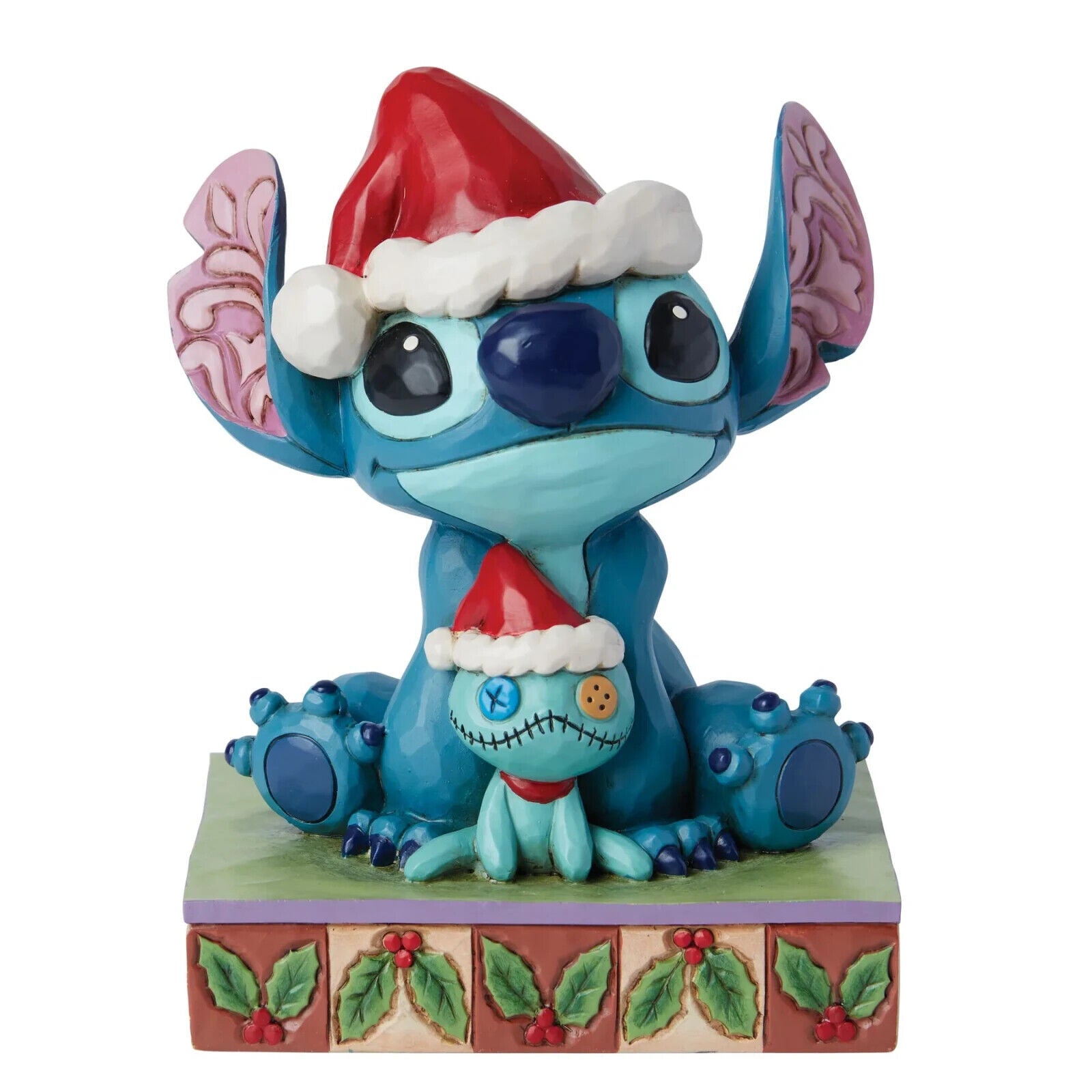 Jim Shore Disney SANTA STITCH WITH SCRUMP - CHRISTMAS BUDDIES 6015007 NEW