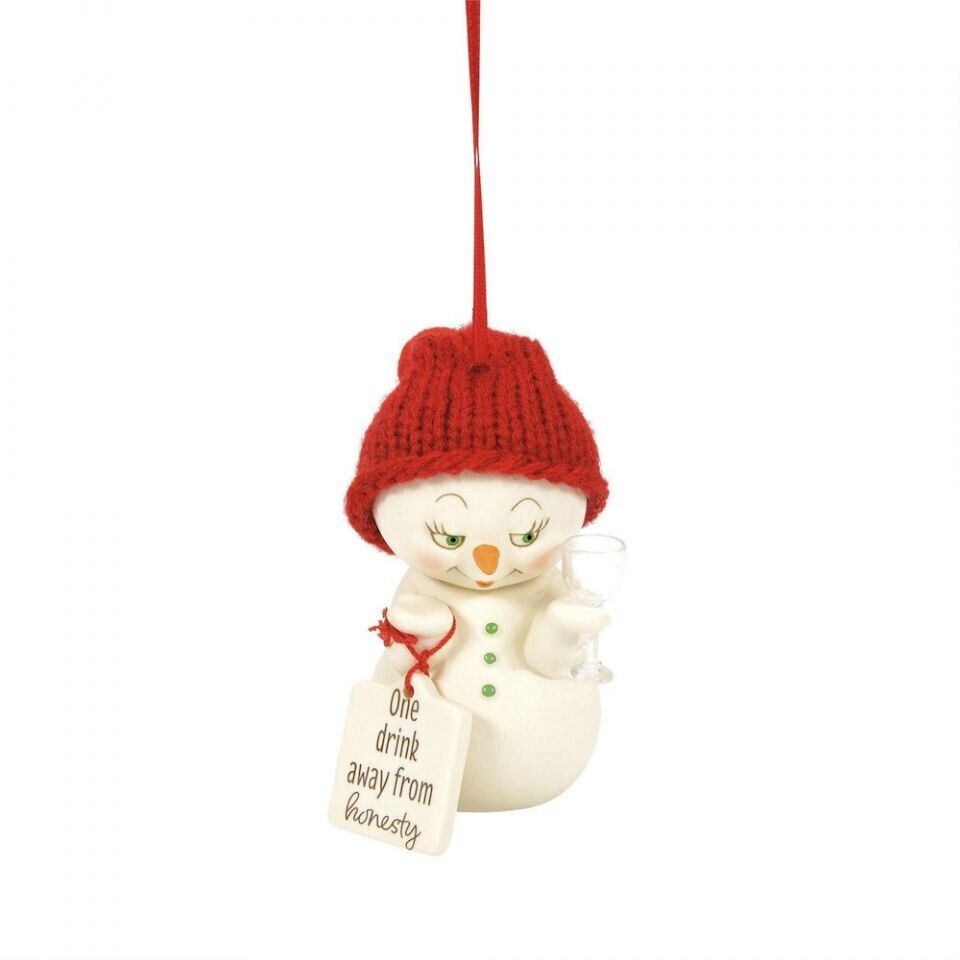 Dept 56 Snowpinions ONE DRINK AWAY FROM Snowpinion Ornament 6014229 NEW 2024