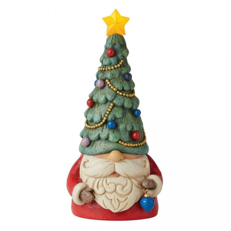 CHRISTMAS TREE LIGHTED GNOME FIGURE-LET YOUR JOY SHINE BRIGHT 6011154