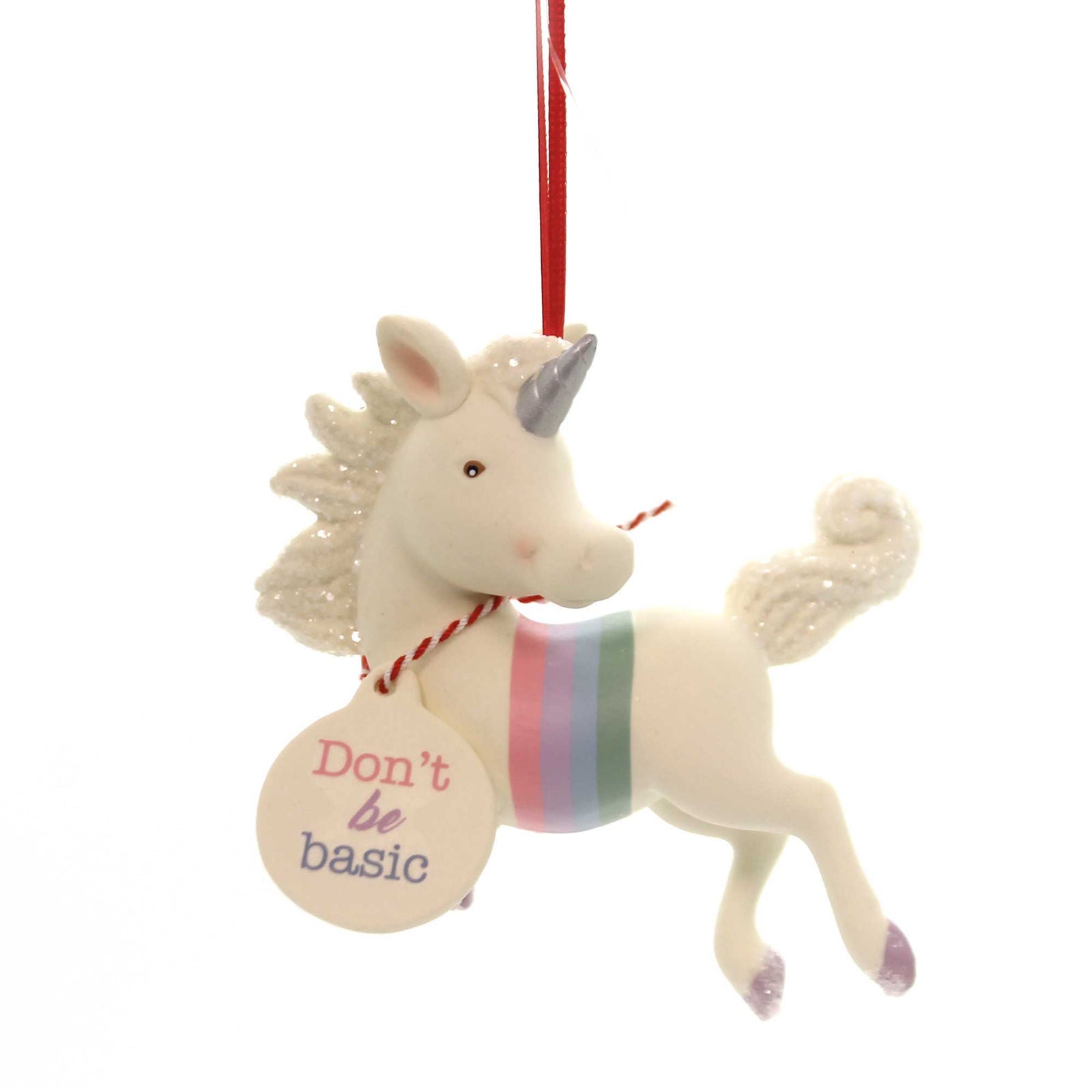 Dept 56 Snowpinions FLYING UNICORN Ornament DON'T BE BASIC 6002144