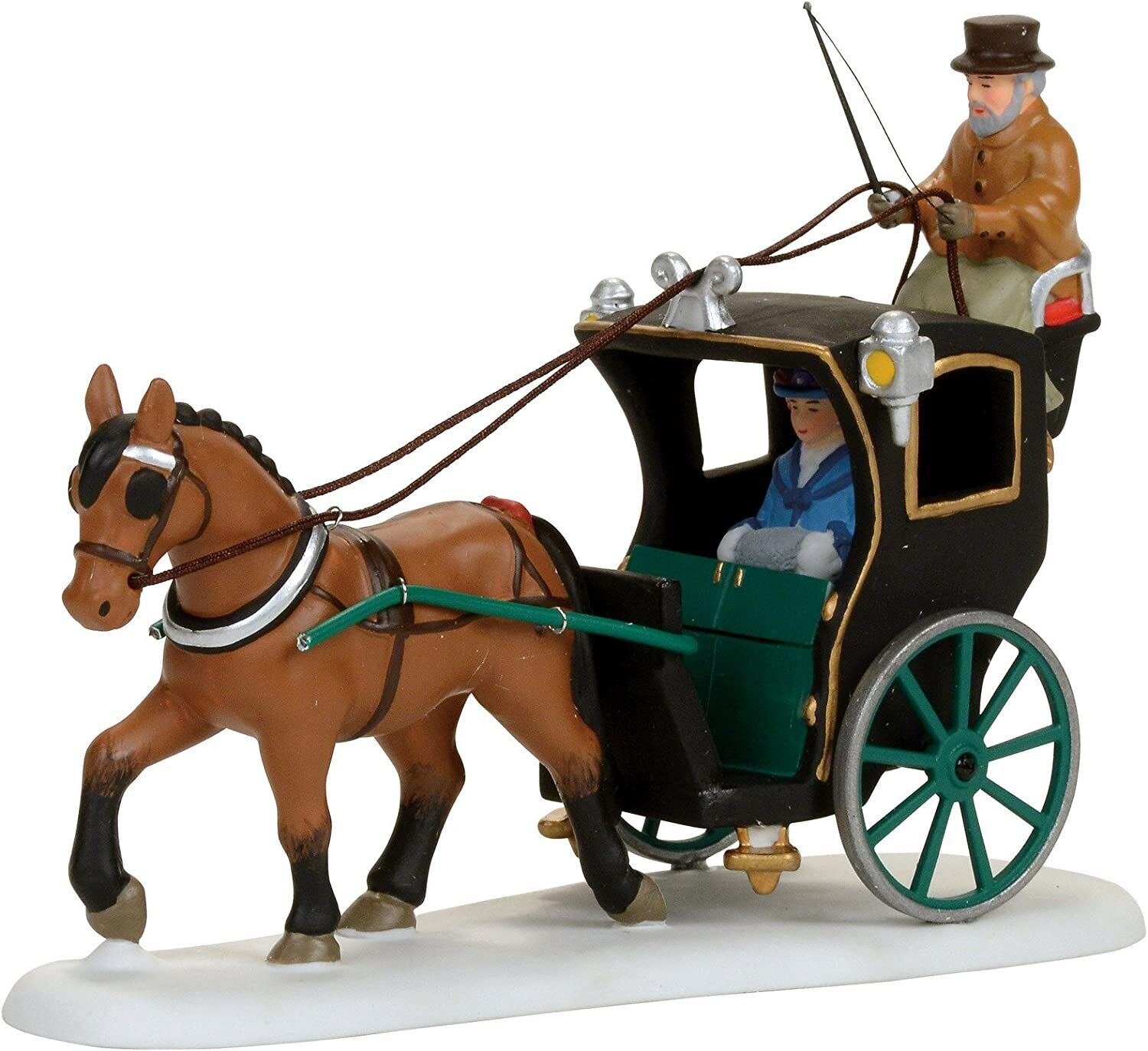 Dept 56 Dickens Village HOLIDAY CAB RIDE 4056638 RETAILER STOCK-BRAND NEW IN BOX