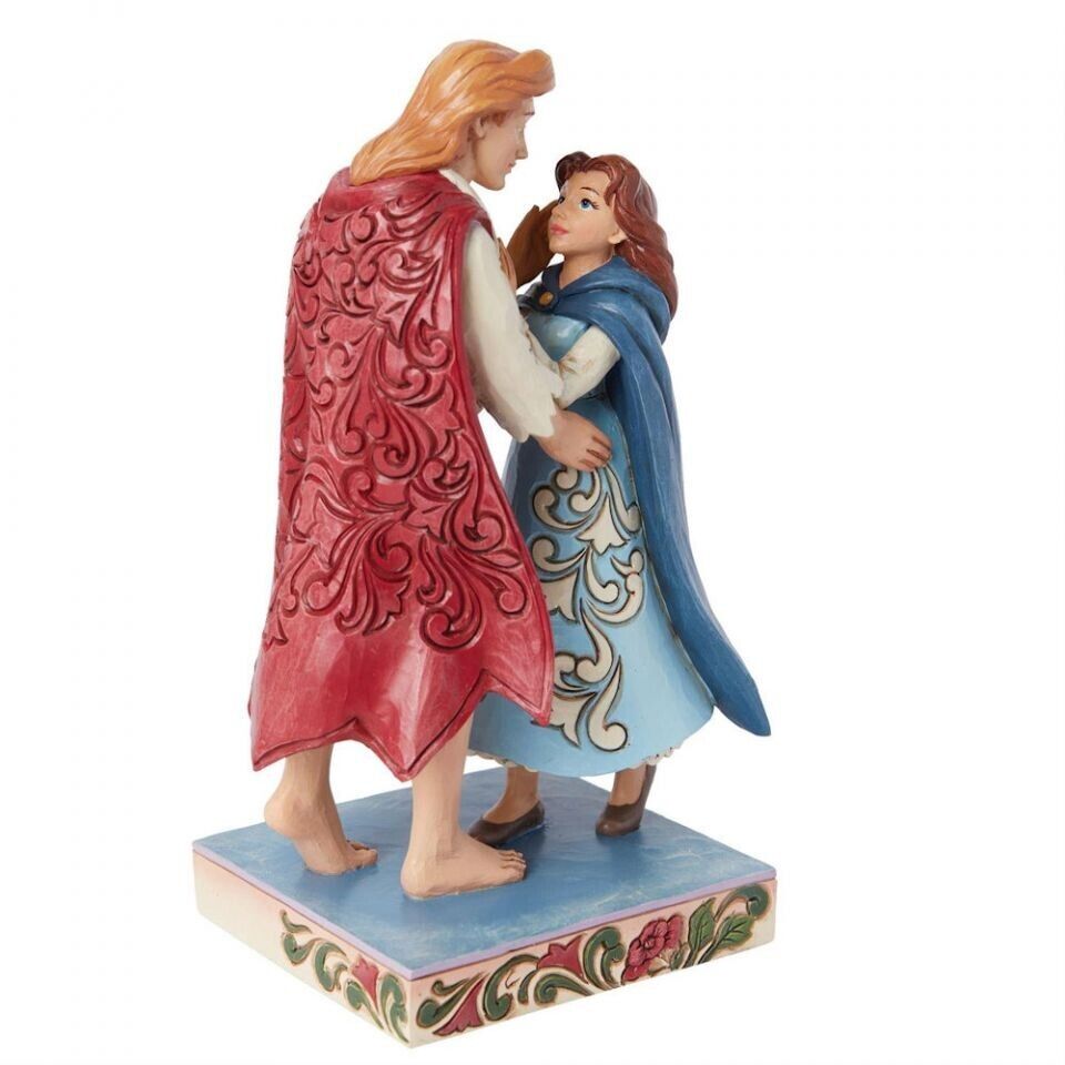 Jim Shore Disney BELLE AND PRINCE FIGURINE-THE BEAUTY OF LOVE 6015017 NEW 2024