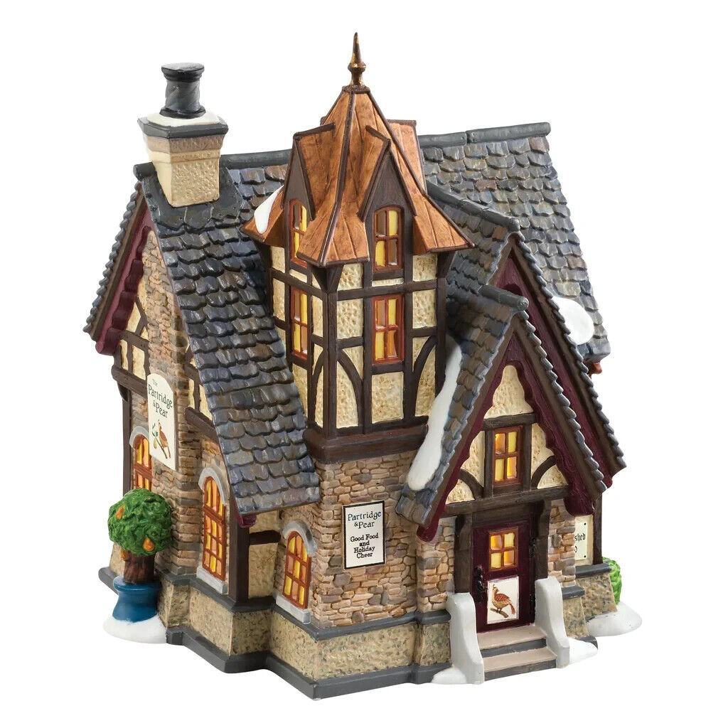 Dept 56 THE PARTRIDGE AND PEAR Dickens Village 4025253 BRAND NEW IN BOX