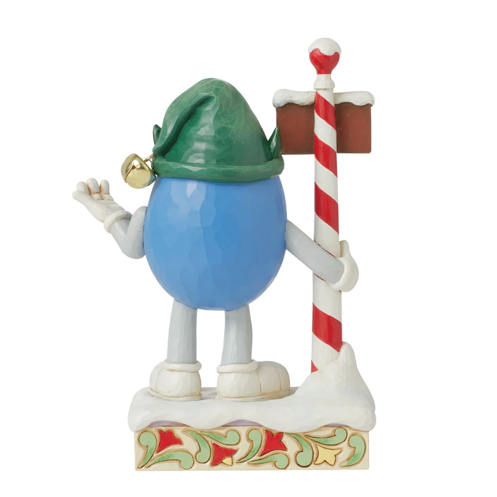 Jim Shore M&M'S BLUE CHARACTER ELF-ELF-CONFIDENCE 6015681