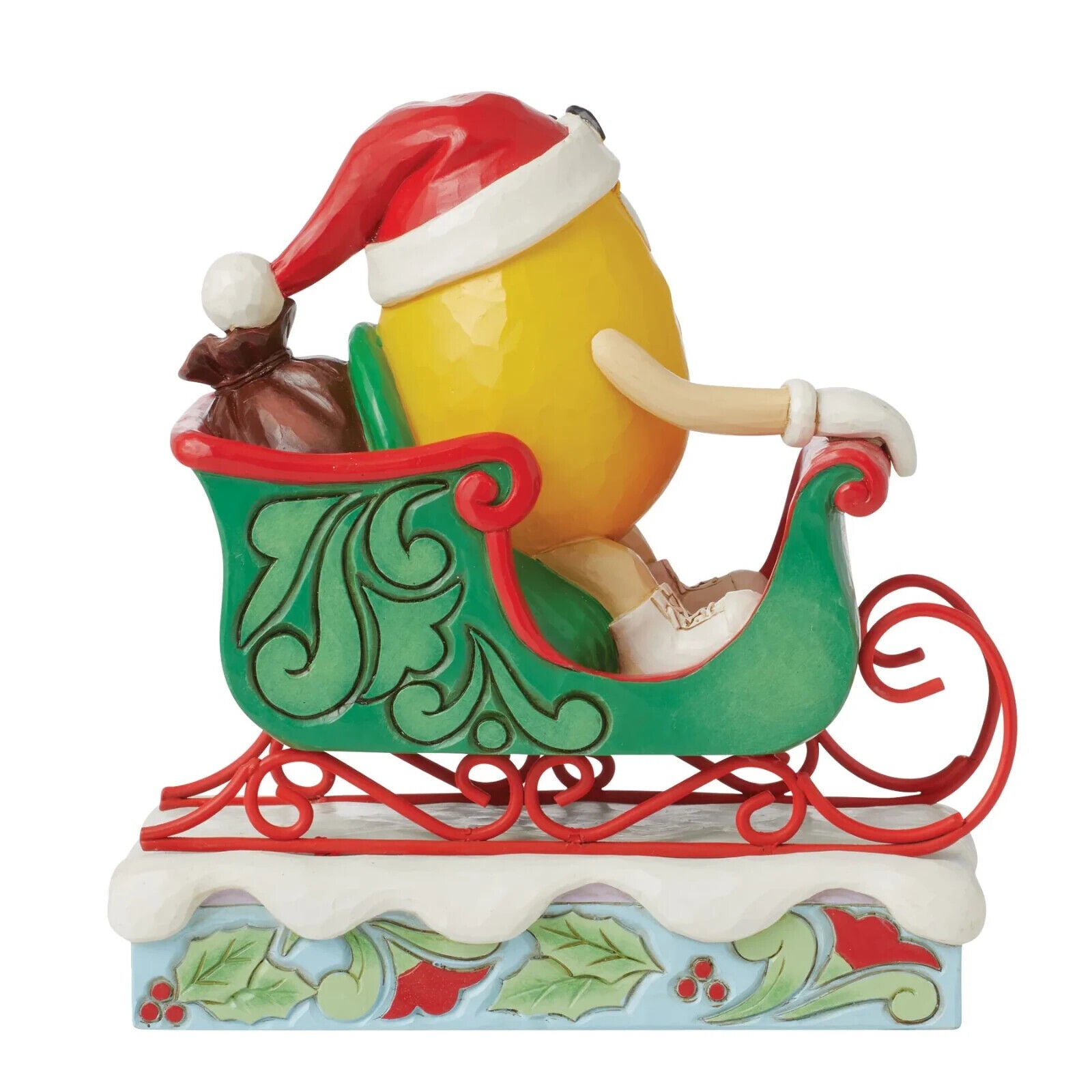 M&M'S YELLOW CHARACTER IN SLEIGH -A SWEET RIDE 6015683