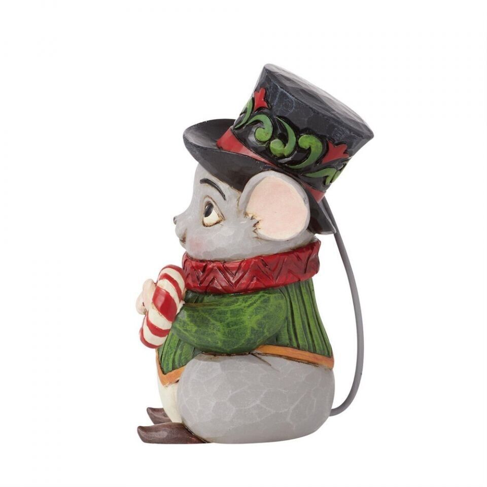 Jim Shore MINI CHRISTMAS MOUSE FIGURINE 6015461 BRAND NEW